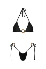 DUA CHEEKY BIKINI BOTTOM IN BLACK