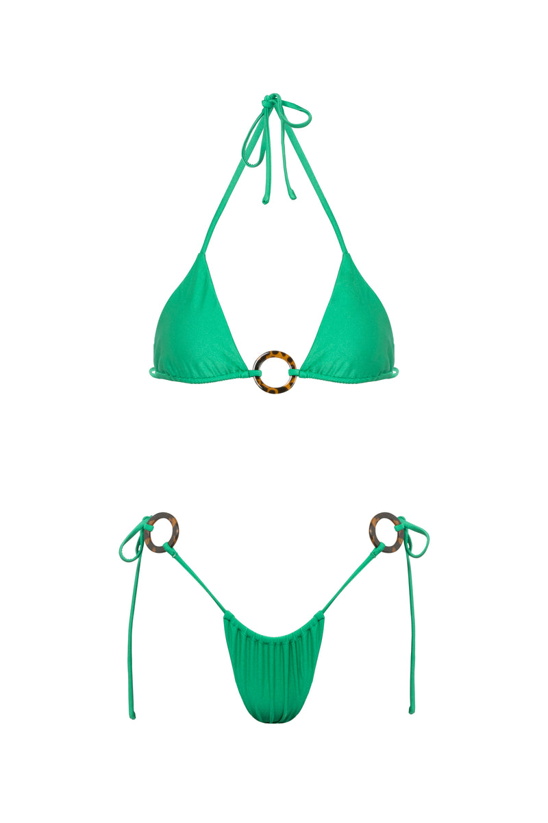 DUA CHEEKY BIKINI BOTTOM IN GREEN
