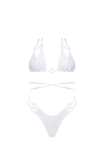 LEXI CHEEKY BIKINI BOTTOM IN WHITE