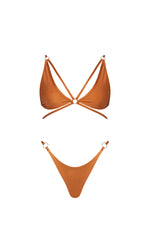 DULCE BIKINI THONG IN BRONZE