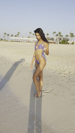 Lilac Bikini Bottom Sayang Cheeky Cut Sustainable Swim 